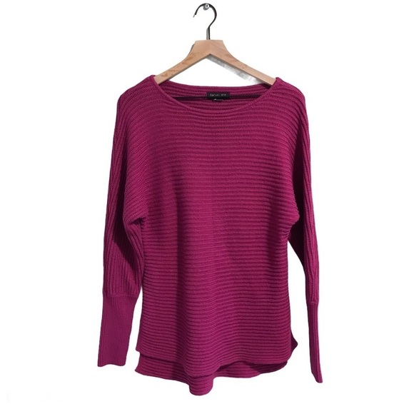 Rachel Zoe Sweaters - EUC Rachel Zoe Fuchsia Knit Drop Shoulder Sweater